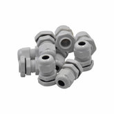 10 Pack IP68 PG9 White Nylon Cable Gland 4-8mm Cable Range - Twin Eagle Imports