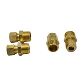 4pc Brass Compression Male Female Connector (T5/16xM3/8)