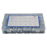 456 pc High Tensile Imperial Nut and Bolt Grab Kit Assortment - Twin Eagle Imports