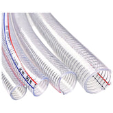 Wire Reinforced Clear Flexible PVC Hose ID 1/2''(13mm), 100m/roll