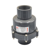 50MM / 2" Large PVC Swing Check Valve 150 PSI F/F BSPT Thread - Twin Eagle Imports
