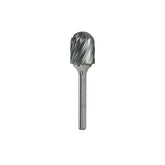 Hepyc 12 mm aluminium‑cut carbide burr – cylinder with ball nose