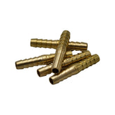 5pc 1/4" Brass Straight Hose Barb H1/4 Grab Kit