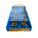 10pc Kyocera CCMT09T304HQ CA025P – Turning Insert (Finishing-Medium, HQ Chipbreaker)