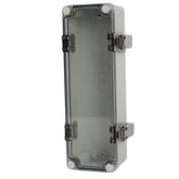 ABS IP66 Clear Lid Hinge Junction Box 80 x 250 x 70mm - Twin Eagle Imports