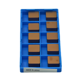 10 pc Kyocera SNMN120412 CA315 turning inserts top view showing inserts arranged