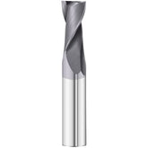 Best Carbide Regular Length AITiN coated 2-Flute End Mill 3/16", Square End - Twin Eagle Imports