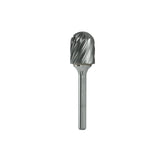 CH Tools – SC3MNF 10mm Double Cut Metric Carbide Burr (Cylinder with Radius End, 6mm Shank) - Twin Eagle Imports