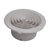 Ductsure PDJ200 Plastic Round Ceiling Vent Diffuser