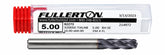 Fullerton 5.0mm 4 Flute TiAlN Coated Carbide Ball Nose Endmill - 3200 Series - Twin Eagle Imports