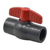 LD Valve Ball Valve x1 PVC Pipe Female/Female 1/2" Slip Join Ball Valve