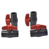 LD Valve Ball Valve x4 PVC Pipe Female/Female 1/2" Slip Join Ball Valve