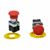 Twin Eagle Imports E Stops Telemechanique E-StopXB2 without casing set of 2, Switch Electrical 12V 24V XB2-BS545
