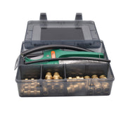 Twin Eagle Imports GRAB KITS 29 Piece D.O.T. Air Brake Recovery Kit with Hose Cutter & Brass Push-to-Connect Fittings