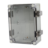 Twin Eagle Imports Junction Box ABS IP66 Clear Lid Hinge Junction Box 125 x 175 x 75mm