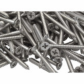 x1000 304 Stainless Steel 12G x 63mm Wood Screws Grab Kit - Twin Eagle Imports