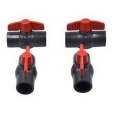 x4 PVC Pipe Female/Female 3/4" Slip Join Ball Valve - Twin Eagle Imports
