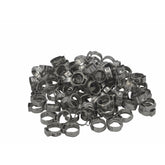 100 Piece 304 Stainless Steel 8.8-10.5mm Ear Hose Clamp - Twin Eagle Imports