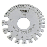 Insize Sheet Metal Gauge AWG #0–36 Range Series 4809