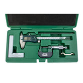 INSIZE Measuring Equipment Insize 4pc Measuring Tool Set Series 5042