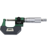 INSIZE Measuring Equipment Insize Metric Outside Micrometer W/ Analog Counter 0-25mm Range Series 3400-25