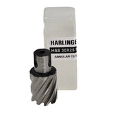 Twin Eagle Imports Annular Cutter 30 x 25mm D.O.C HSS Weldon Shank Annular Cutter