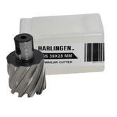 Twin Eagle Imports Annular Cutter 39 x 25mm D.O.C HSS Weldon Shank Annular Cutter