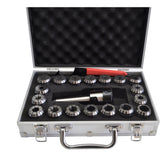 Twin Eagle Imports Collet Kit 18 pc collets 3-20mm ER32 MT3 Precision Milling Collet Set
