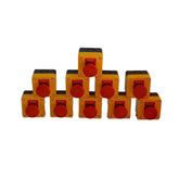 Twin Eagle Imports Emergency Stops Generic Plastic E-Stop Set of 10 - Emergency Red Button Stop x 10
