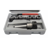 Twin Eagle Imports Milling Chuck 6 pc ER25 MT2 M10 Drawbar Precision Spring Collet Set