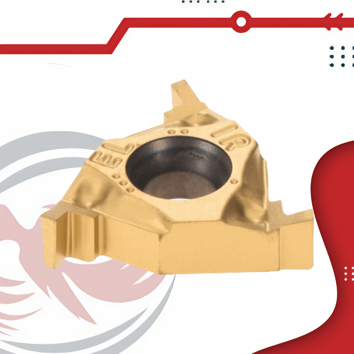 Grooved Coin Insert Grooving Insert