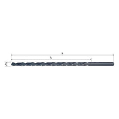 Somta Series 125 – HSS Extra Length Straight Shank Drill 6.00mm (OAL 315mm)