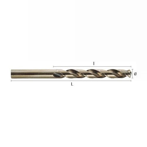 Hepyc 10mm HSS-Co Jobber Drill Bit – DIN 338
