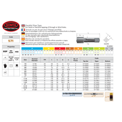 Somta Series 571 – Hss Bsp-G Tap 2" Bottom
