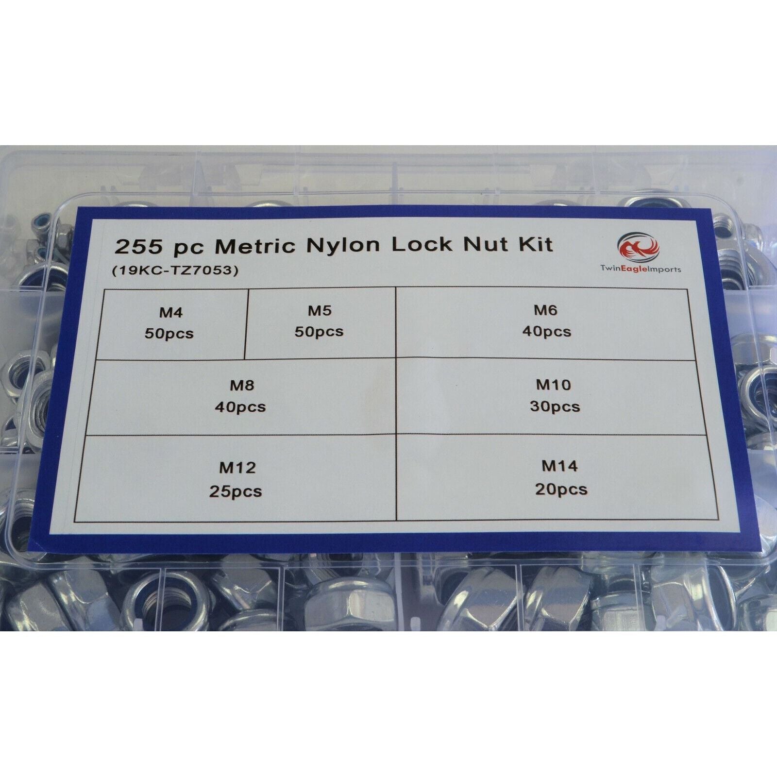 255pc Metric Nylock Nut Grab Kit and 228pc Imperial & Metric Nut Kit