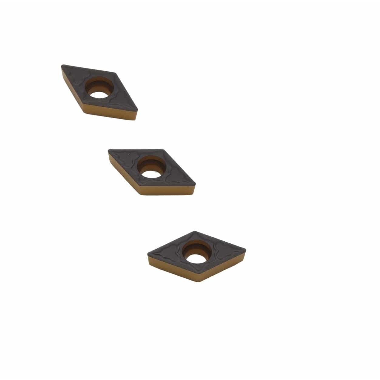 10pcs Sandvik Medium Chipbreaker - Steel / Cast Iron Grade Insert - DCMT 07 02 04-PM 4425 - Twin Eagle Imports