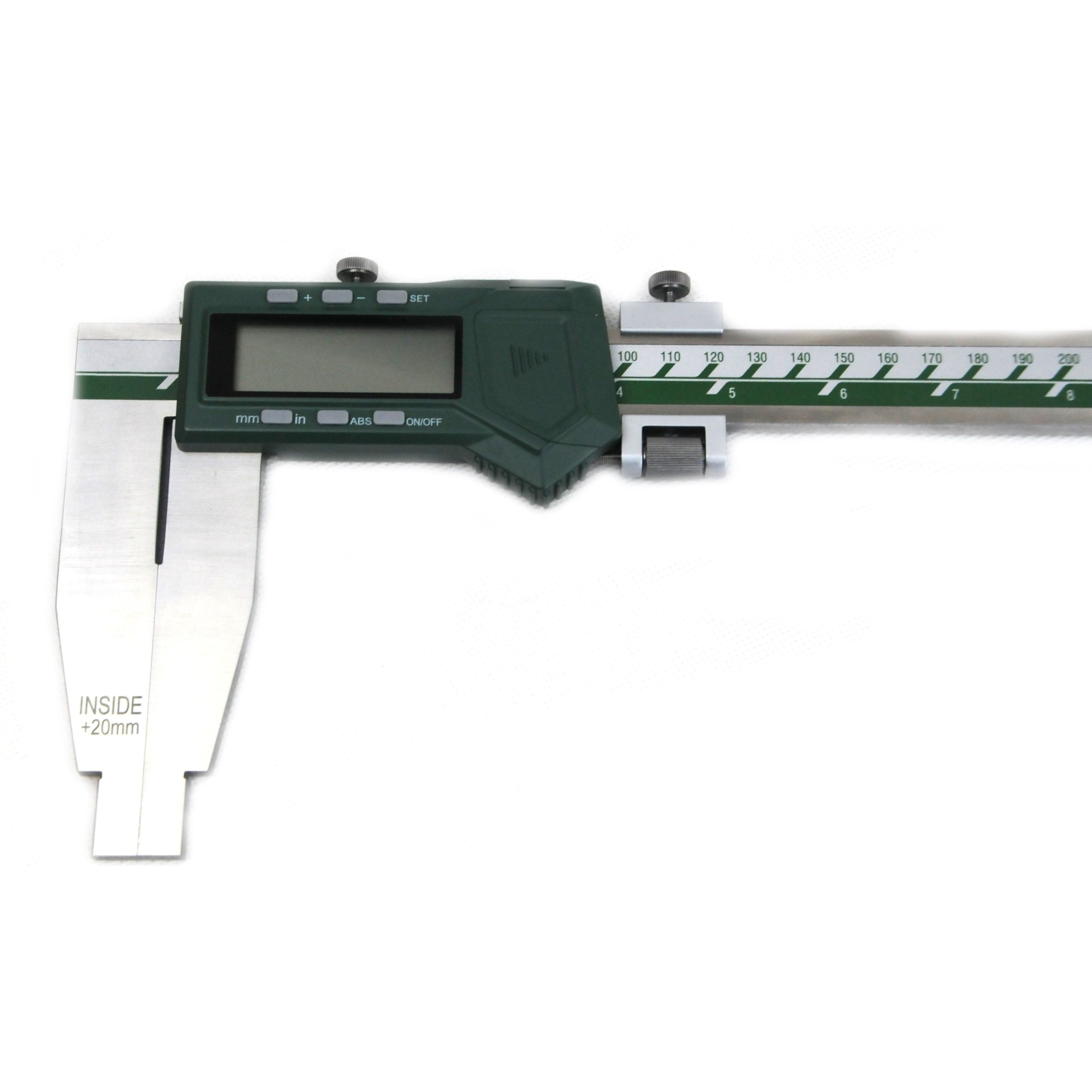Insize Long Jaw Digital Caliper 0-600mm / 0-24" Range Series 1106-601