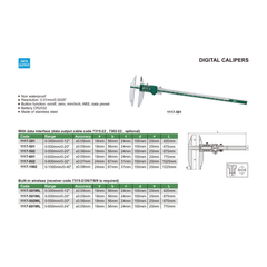 Insize Digital Caliper  0-300mm / 0-12" Range Series 1117-301