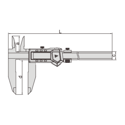 Insize Digital Caliper  0-450mm / 0-18" Range Series 1135-451