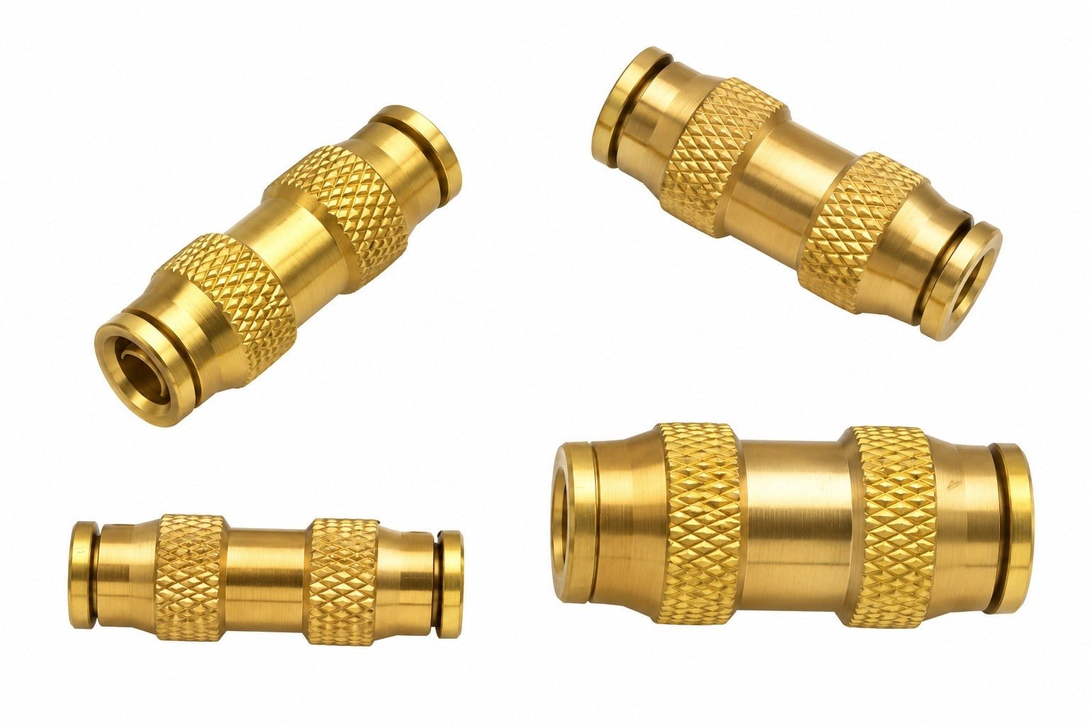 12 Piece DOT Straight Brass Push in Hose Connect Grab Kit Assortment - Twin Eagle Imports