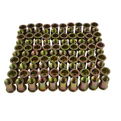 1/2 UNC Zinc Plated Steel Nutsert Rivet Nuts – Bulk Pack of 100 - Twin Eagle Imports