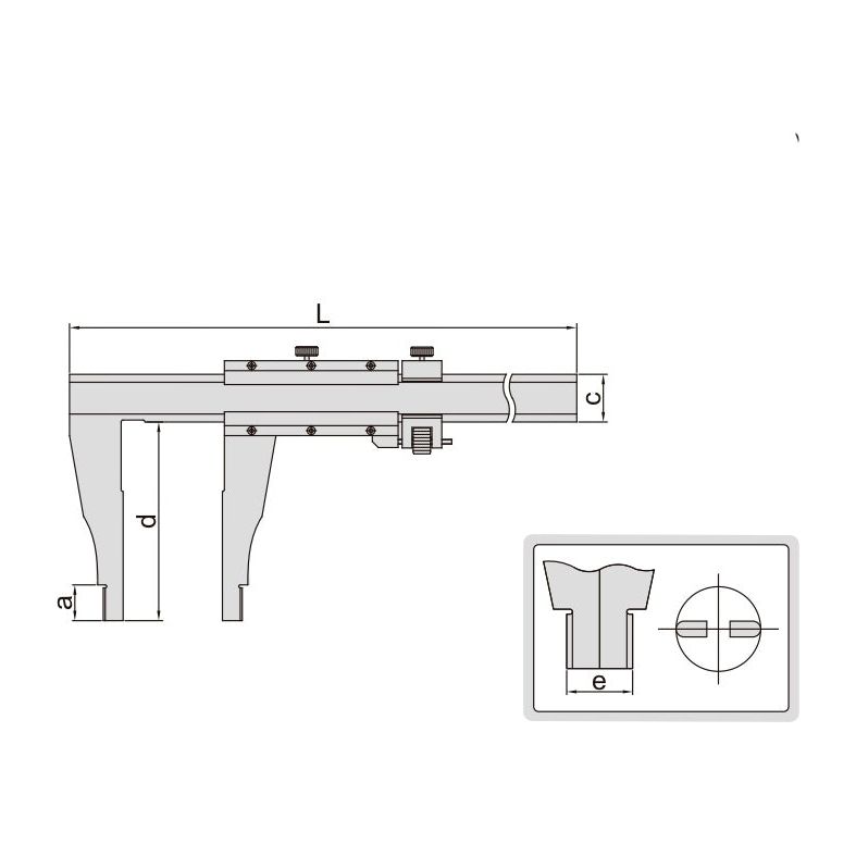 Insize Vernier Caliper 0-12" Range Series 1211-12