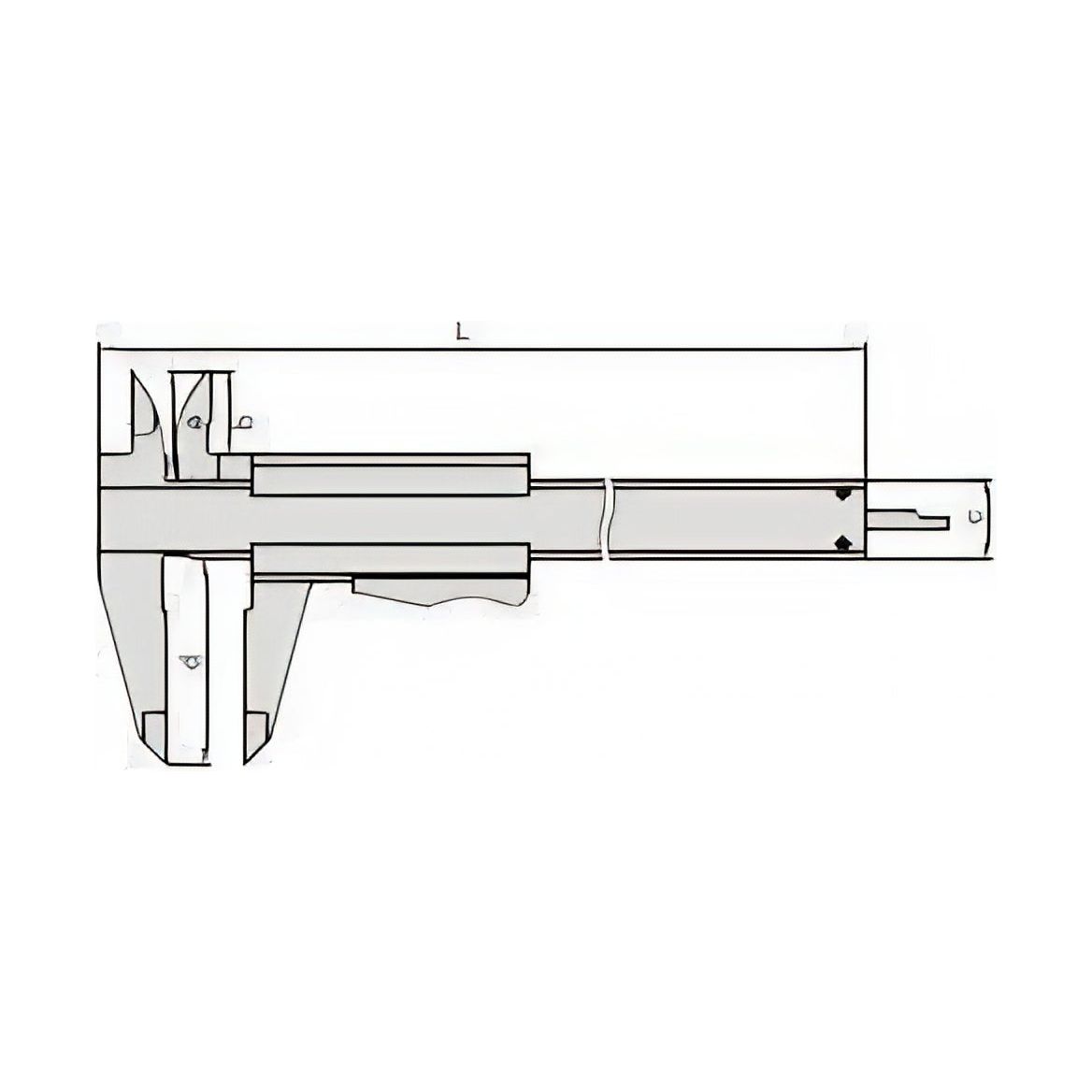 Insize Vernier Caliper 0-300mm x 0.02mm Range Series 1223-3002