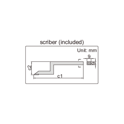 Insize Vernier Depth Gauge 0-300mm / 0-12" Range Series 1250-300