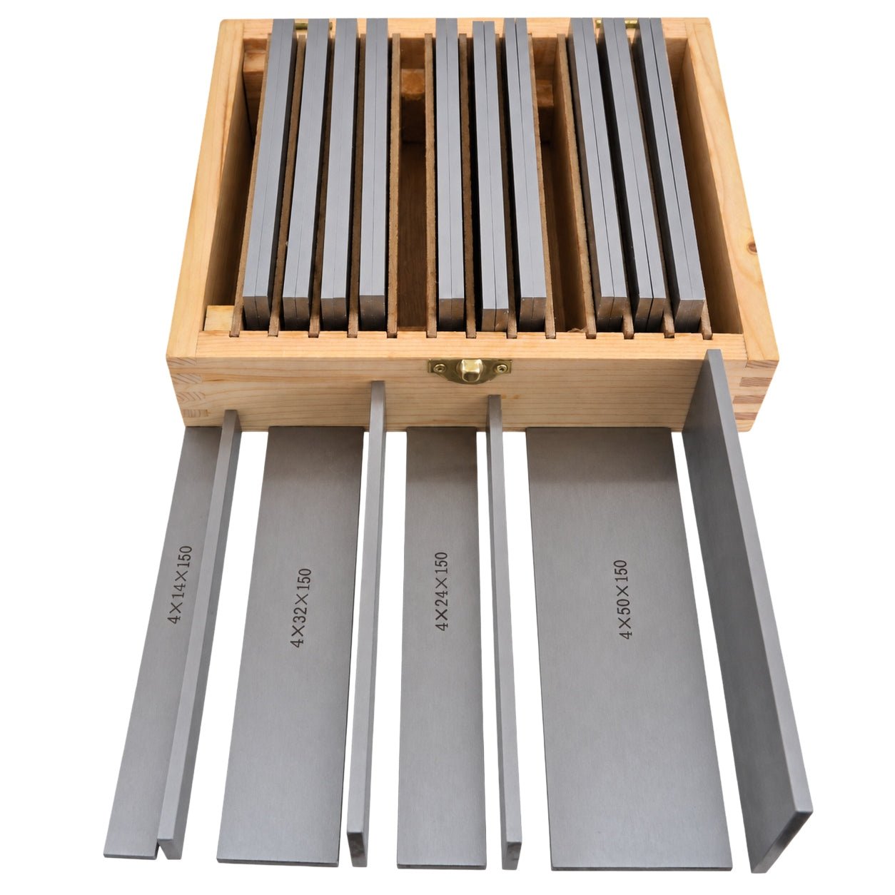 14 Pairs Parallel Steel Gauge Block Set 28 Piece 4mm Thick - Twin Eagle Imports