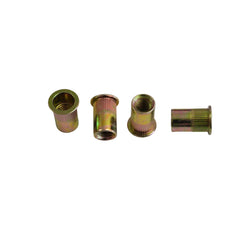 1/4 UNC Zinc Plated Steel Nutsert Rivet Nuts – Bulk Pack of 200 - Twin Eagle Imports
