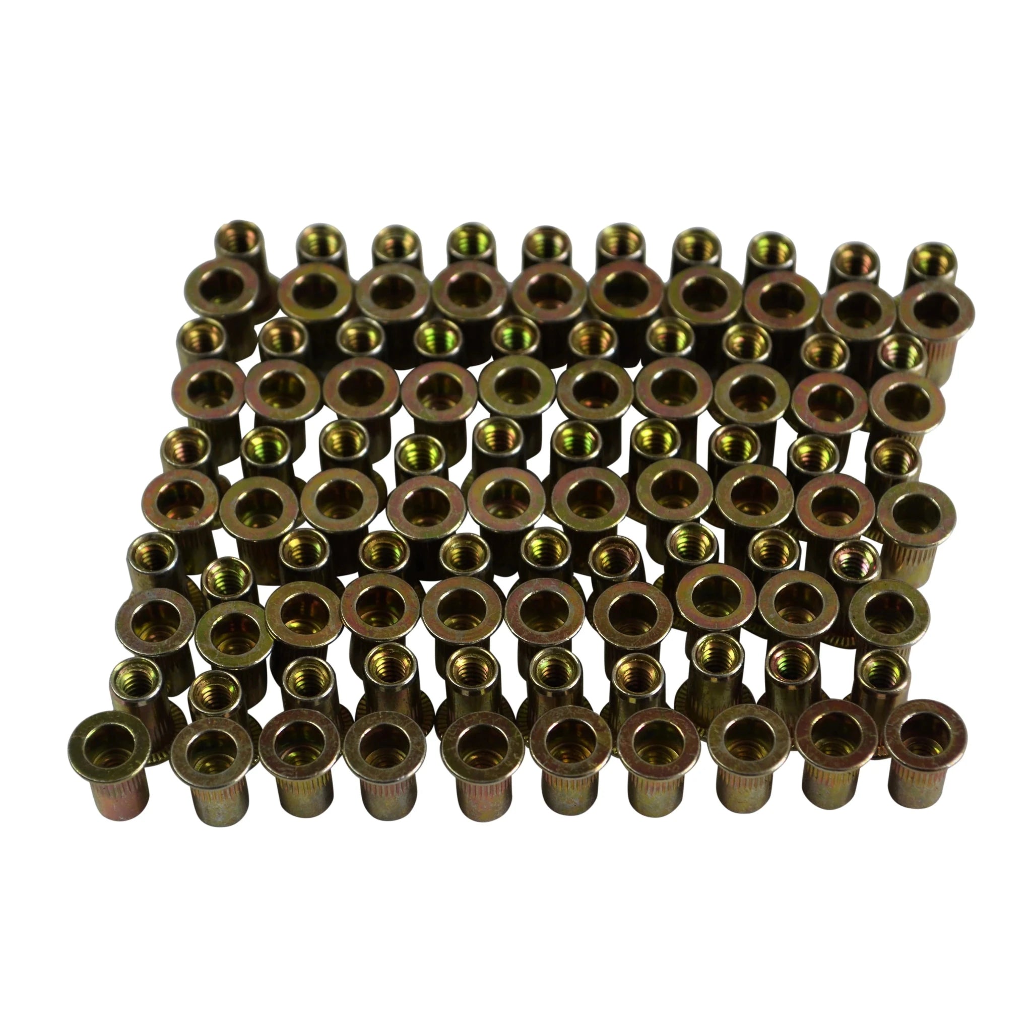 1/4 UNC Zinc Plated Steel Nutsert Rivet Nuts – Bulk Pack of 50 - Twin Eagle Imports