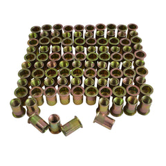 1/4 UNC Zinc Plated Steel Nutsert Rivet Nuts – Bulk Pack of 50 - Twin Eagle Imports