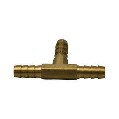 1/4" Three Way Brass Hose Barb Tee H8 