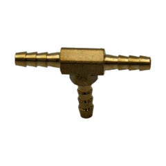 1/8" Three Way Brass Hose Barb Tee H4